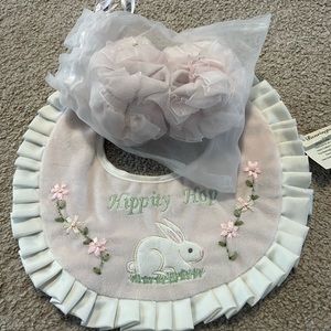 Baby’s First Easter Bib and Booties